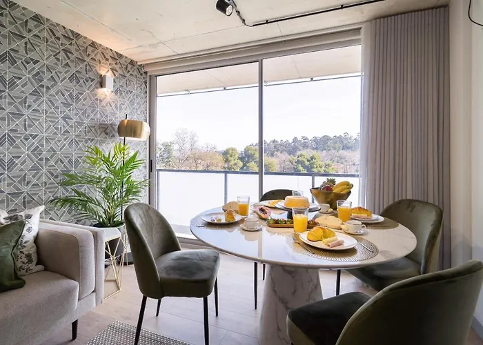 Host Wise - Luxurious Impressive - Balcony And Pool Apartment Vila Nova de Gaia